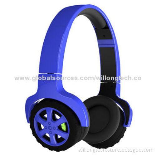2014 Newest Design Wheel Headphones, Rotatable for 360 Degrees, 3mW Rated Power